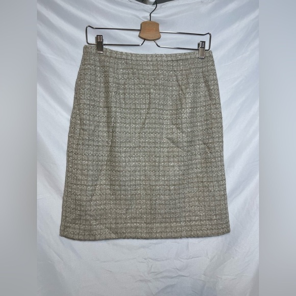 Karen Scott Gray Checkered Pencil Skirt - Picture 1 of 4
